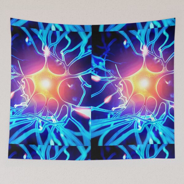 Item preview, HUMAN NERVE CELL MICROSCOPIC VIEW PHOTO IMAGE MEDICAL LABORATORY SCIENTIST designed and sold by Hippiesole.