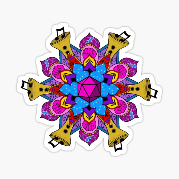 Scanlan mandala Sticker