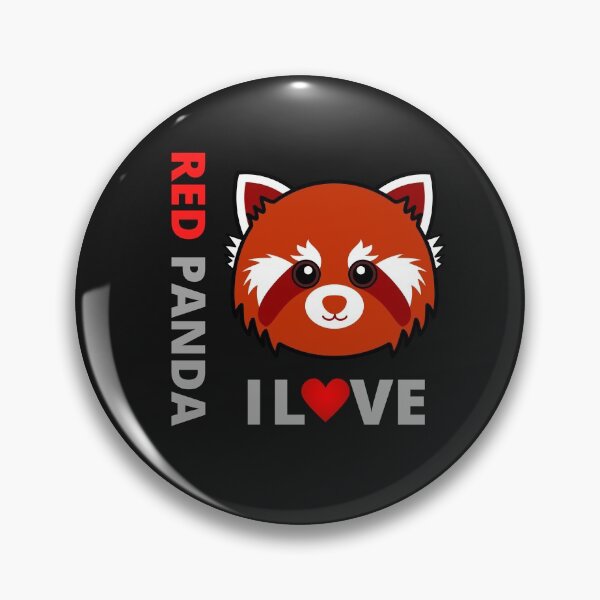Item preview, I love RED PANDA designed and sold by mikoala50.