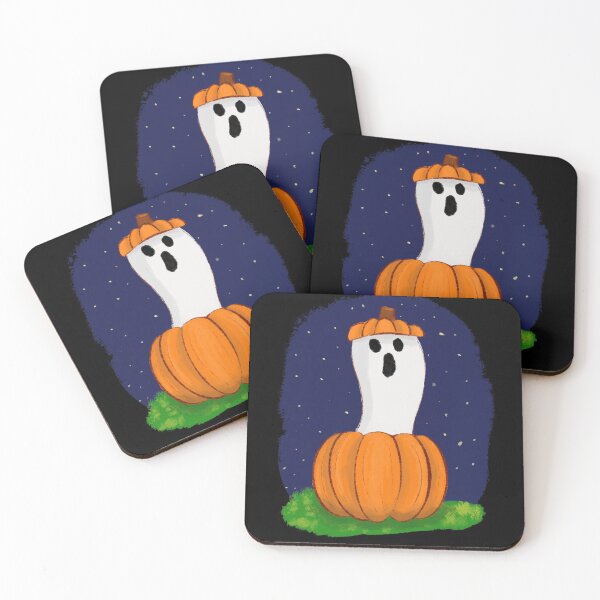 Item preview, Ghost in a pumpkin designed and sold by Redcherrykr.