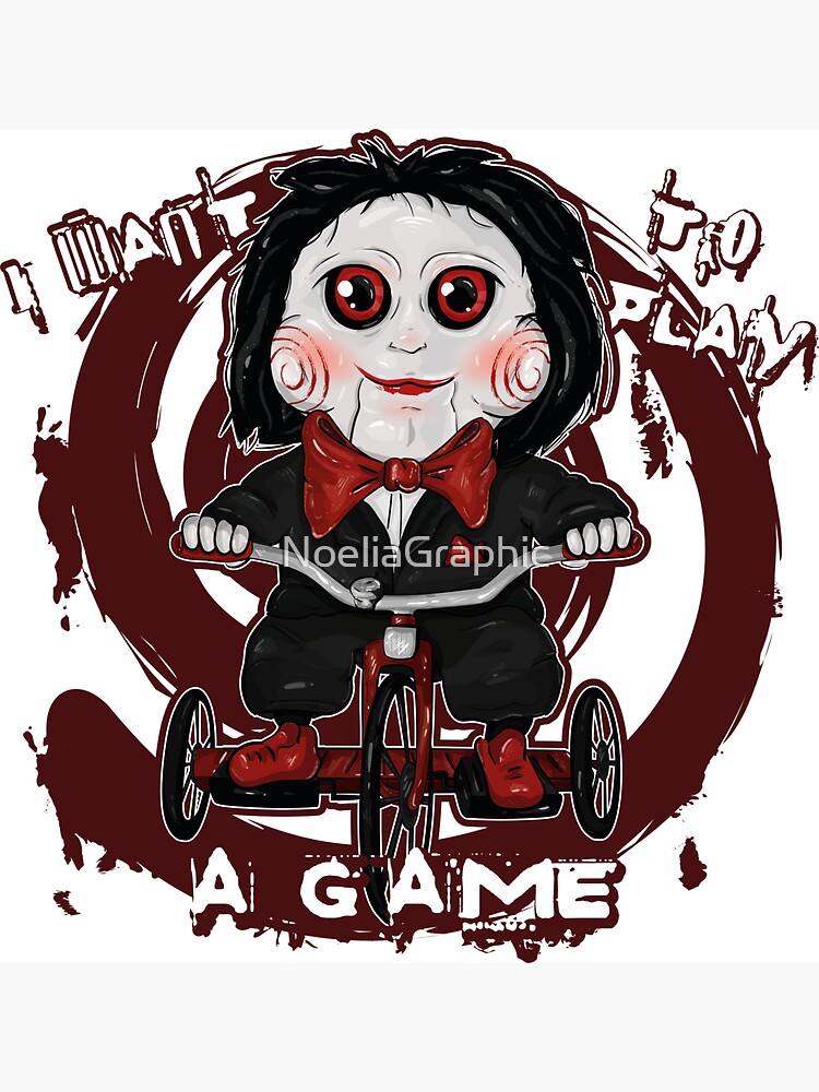 Saw doll with Tricycle