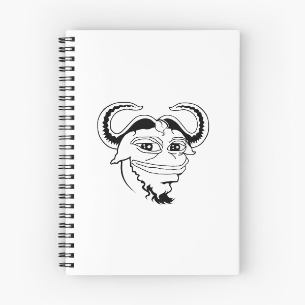 Item preview, GNU+Pepe designed and sold by lugges991.