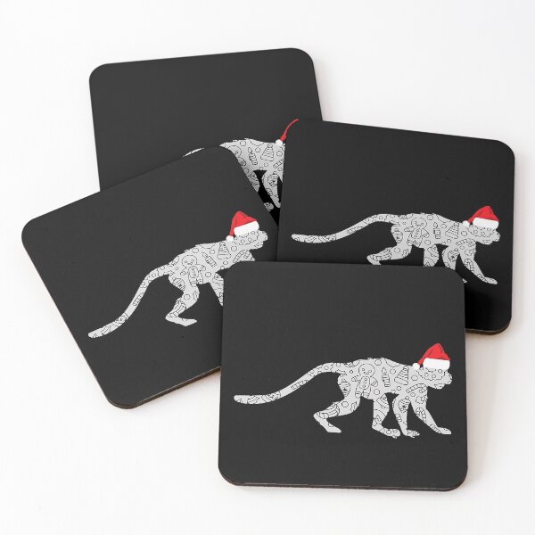 Item preview, Santa Hat Monkey Christmas T Shirt Zoo Animal Lover Gift designed and sold by LenaEhrlichmann.
