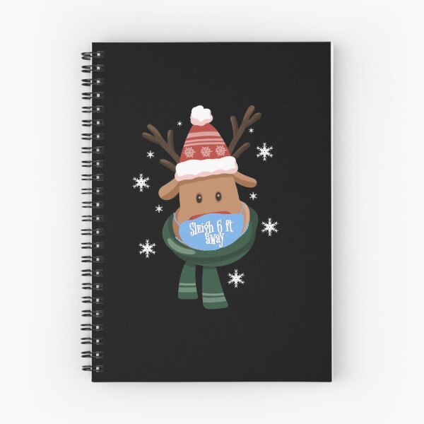 Item preview, Reindeer Christmas 2020 Sleigh Stay 6 Feet Away designed and sold by RainbowPandas.