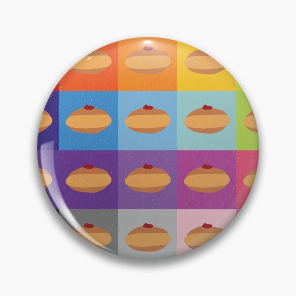 Item preview, Doughnuts galore! Rainbow Chanukah Doughnut Grid designed and sold by TillaCrowne.