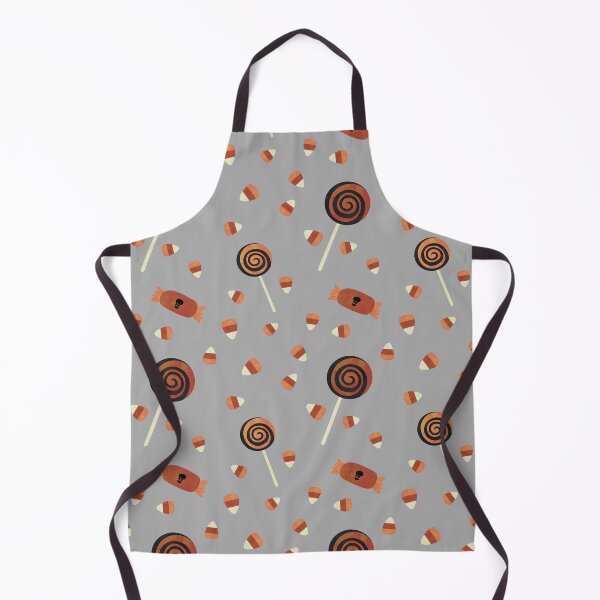 Item preview, Halloween Candy Pattern, Grey Background designed and sold by nkdttr.