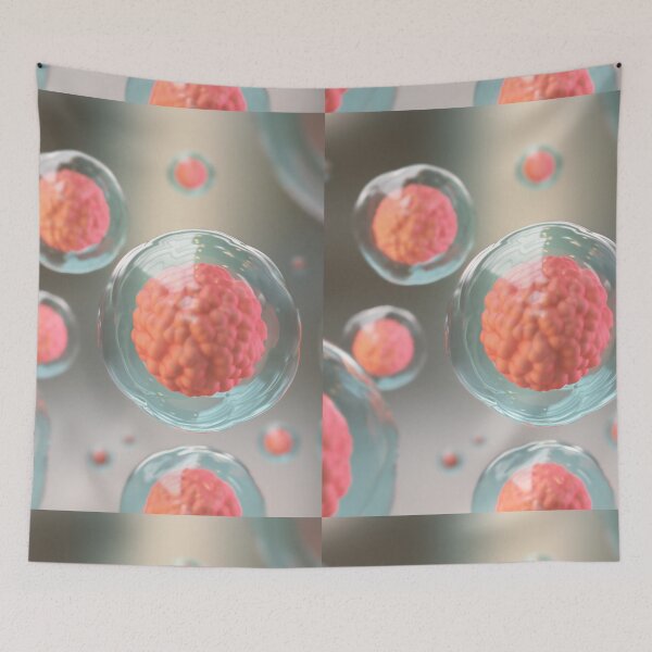 Item preview, CELLULAR THERAPY MICROSCOPIC VIEW PHOTO IMAGE MEDICAL LABORATORY SCIENTIST designed and sold by Hippiesole.