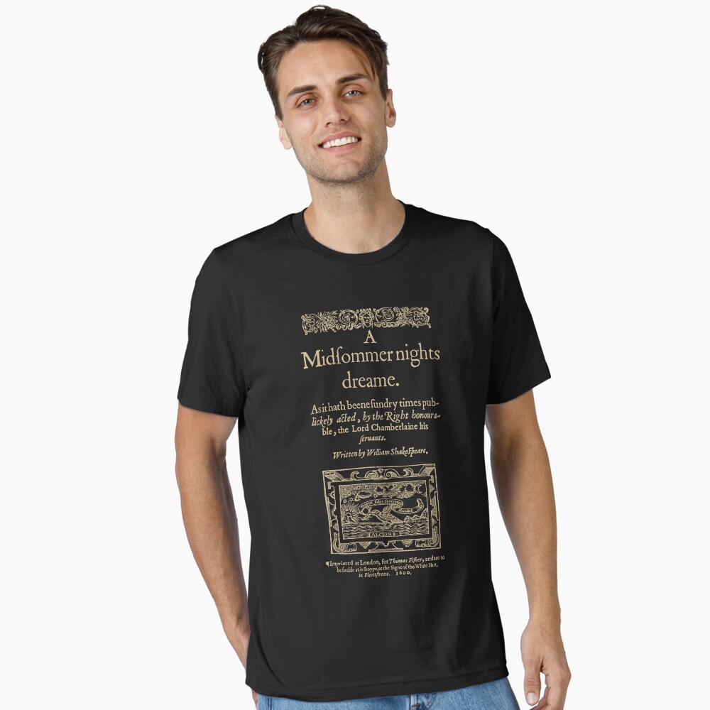Vista previa del artículo con la obra «Camiseta esencial», diseñado y vendido por bibliotee.