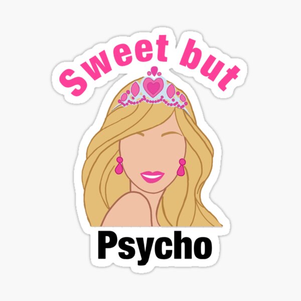 Girl logo cute but psycho augen cool süß spruch sweet design