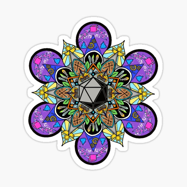Vox Machina mandala Sticker