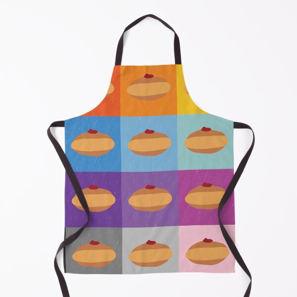 Item preview, Doughnuts galore! Rainbow Chanukah Doughnut Grid designed and sold by TillaCrowne.