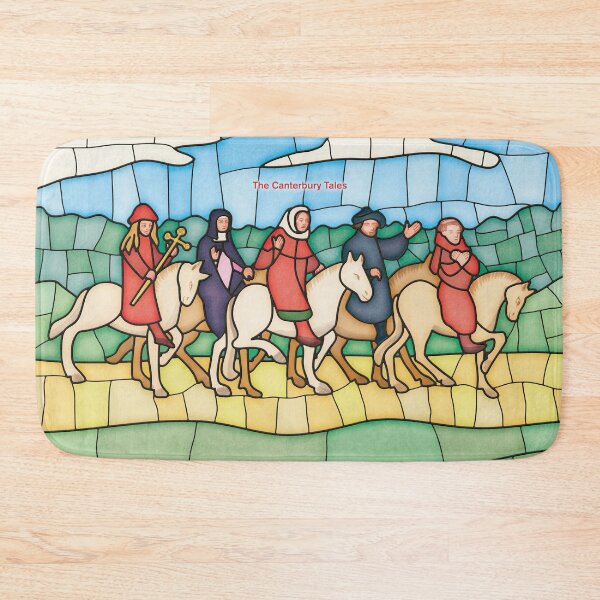 Item preview, The Canterbury Tales - Geoffrey Chaucer Literary Art for Bibliophiles, Readers and Writers designed and sold by RedHillPrints.