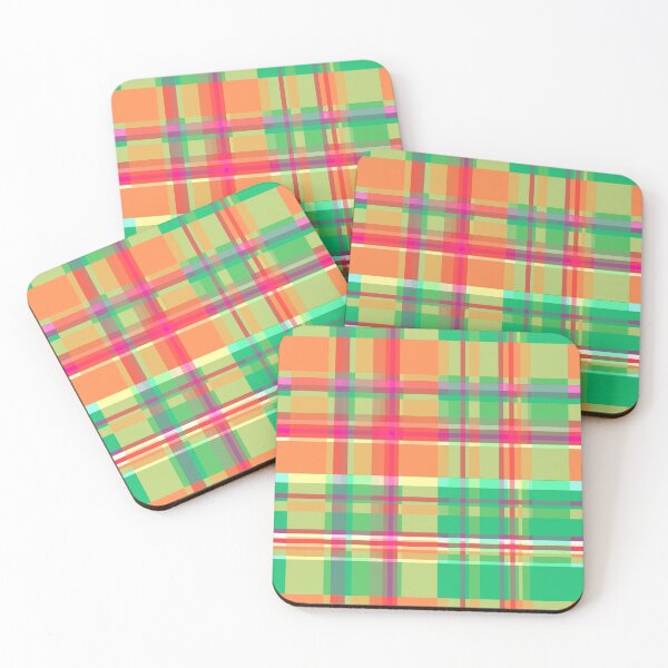 Item preview, Rayas 2X verde y naranja designed and sold by Istvan Ocztos.