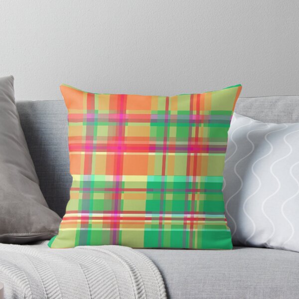 Item preview, Striped 2X Green and Orange designed and sold by Istvan Ocztos.