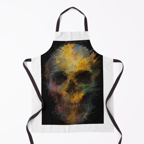 Item preview, Multicolored skull portrait designed and sold by jdunnz.
