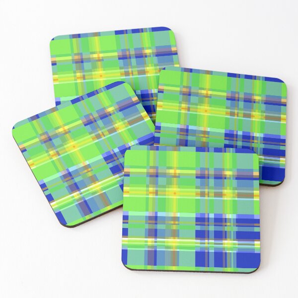 Item preview, Rayas 2X azul y verde designed and sold by Istvan Ocztos.