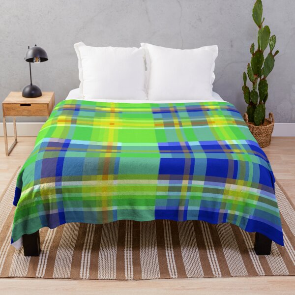 Item preview, Striped 2X Blue and Green designed and sold by Istvan Ocztos.