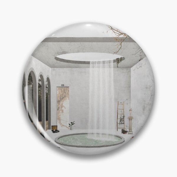 Item preview, Abstract Grey Oasis Architecture Collage Artwork  designed and sold by A. P..