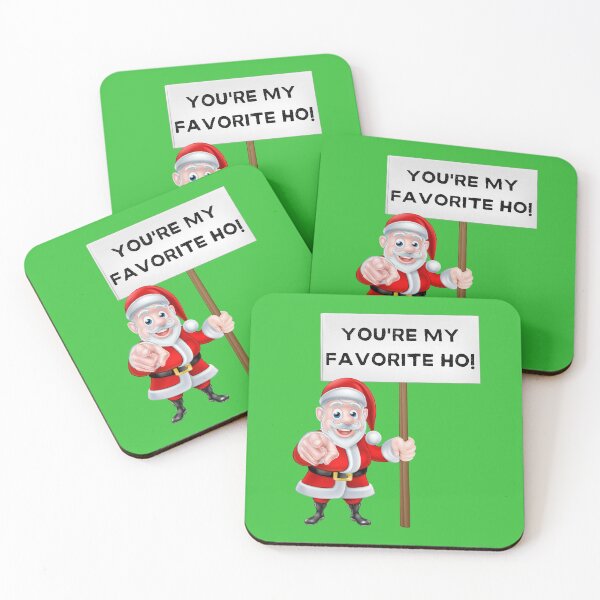 Item preview, Santa's Favorite Ho! Funny Christmas Santa Claus designed and sold by vibrantyy.