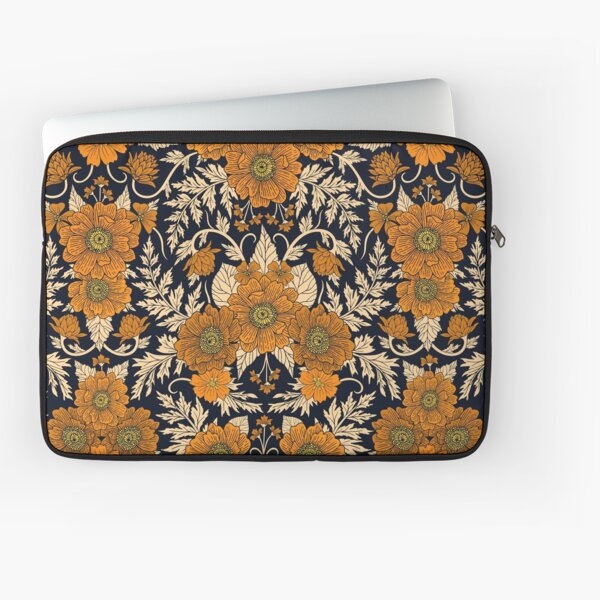 Item preview, Orange Floral Pattern For Fall/Autumn designed and sold by somecallmebeth.