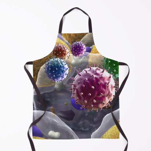 Item preview, LYMPHOCYTE CELL MICROSCOPIC VIEW PHOTO IMAGE MEDICAL LABORATORY SCIENTIST designed and sold by Hippiesole.