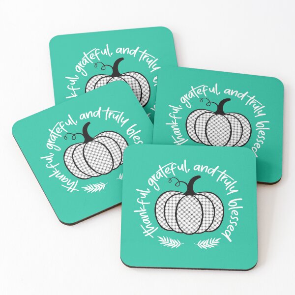 Artikelvorschau, Dankbar dankbar dankbar gesegnet Thanksgiving Herbst Herbst Kürbis entworfen und verkauft von centaurdesigns.