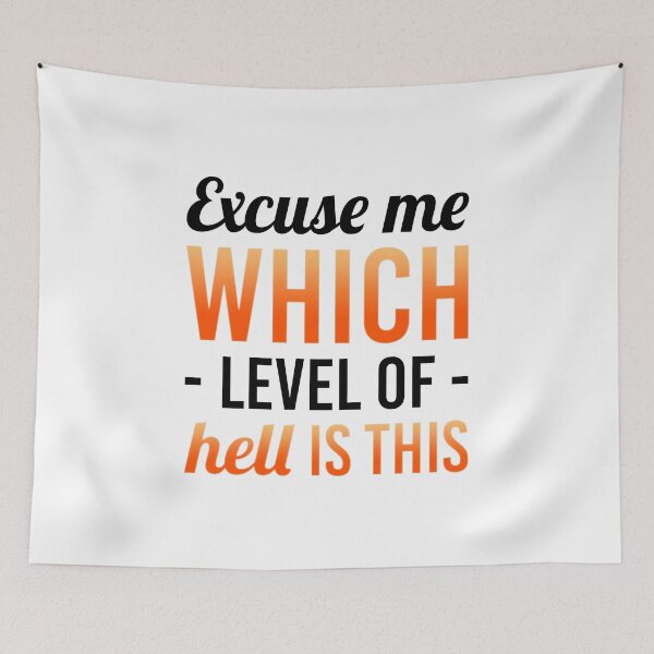 Item preview, Excuse Me Which Level Of Hell Is This designed and sold by T-shirt For You.