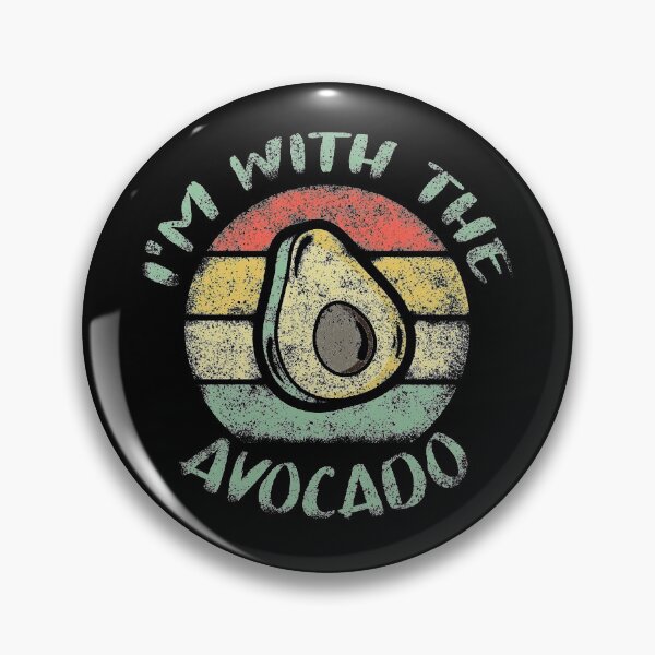 Item preview, I'M WITH AVOCADO, VINTAGE COLOR designed and sold by NiceSign.
