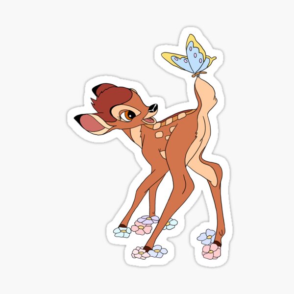 gemeenschap Master diploma levend Butterfly Bambi " Sticker for Sale by pixie--dust | Redbubble