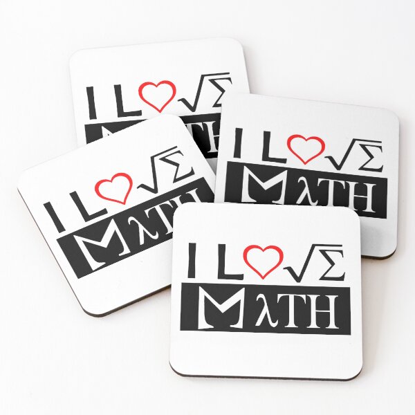 Item preview, i love math designed and sold by designMarks.