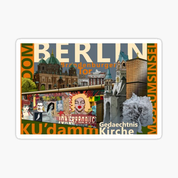 BERLIN - Big City - Capital City Sticker