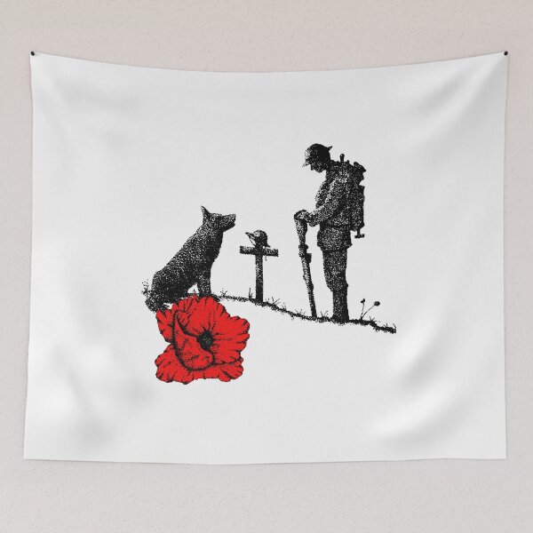 Item preview, Lest We Forget - Poppy Day (GSD) designed and sold by sirglennbo.