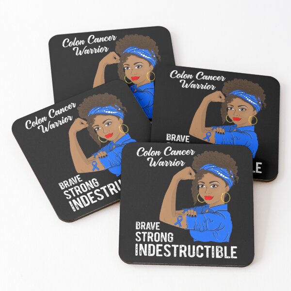 Item preview, Colon Cancer Warrior Indestructible Survivor Awareness designed and sold by ZNOVANNA.
