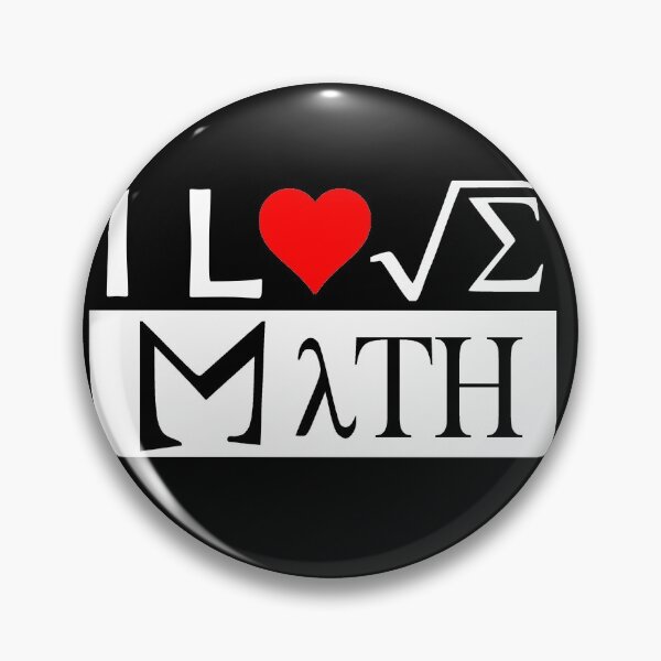Item preview, i love math designed and sold by designMarks.