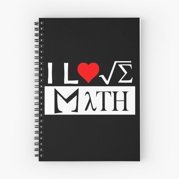 Item preview, i love math designed and sold by designMarks.