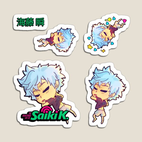 Item preview, Saiki K! Shun Kaidou Sleeping Chibi pillow designed and sold by angsty-angst.