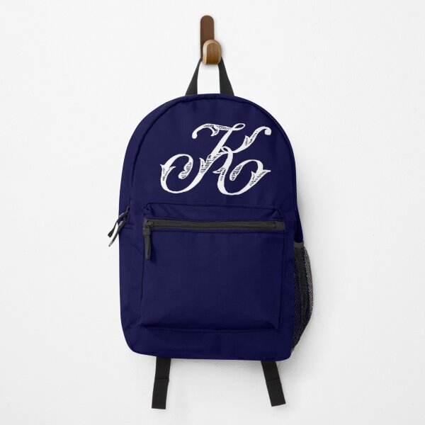 Item preview, Vintage Stylish White Navy Blue Monogram Letter K designed and sold by Vintage-TM.