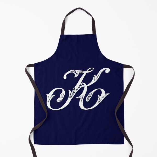 Item preview, Vintage Stylish White Navy Blue Monogram Letter K designed and sold by Vintage-TM.