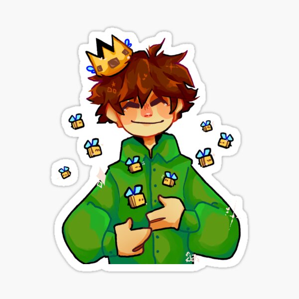 Tubbo sticker with Michael | Dream Smp Fanart | Art Board Print