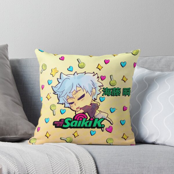 Item preview, Saiki K! Shun Kaidou Sleeping Chibi pillow designed and sold by angsty-angst.