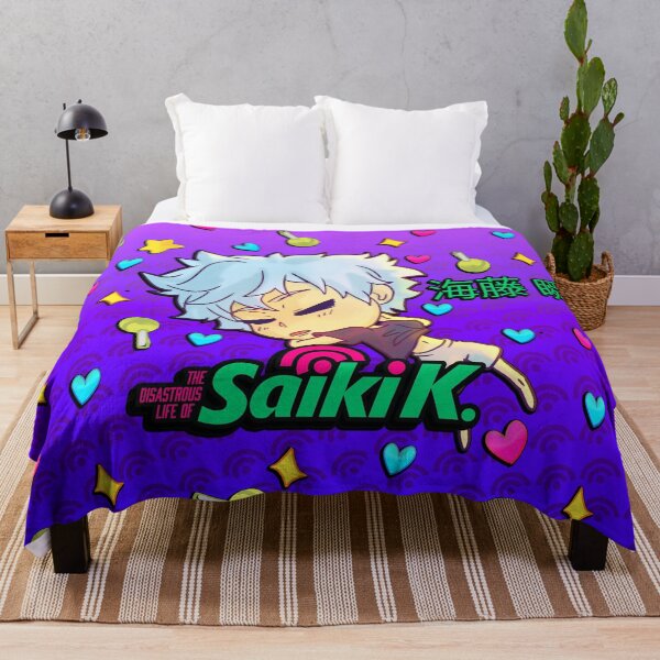 Item preview, Saiki K! Shun Kaidou Sleeping Chibi pillow designed and sold by angsty-angst.