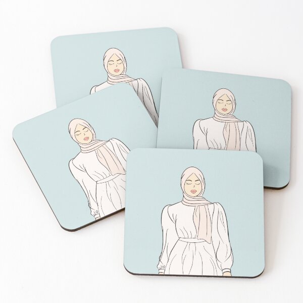 Item preview, Hijabi Girl in dress  designed and sold by NameeraDesigns.