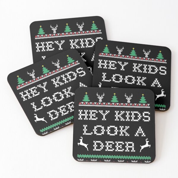 Item preview, Hey Kids Look A Deer Christmas Ugly Sweater Style Shirt designed and sold by ZhenKangFang.