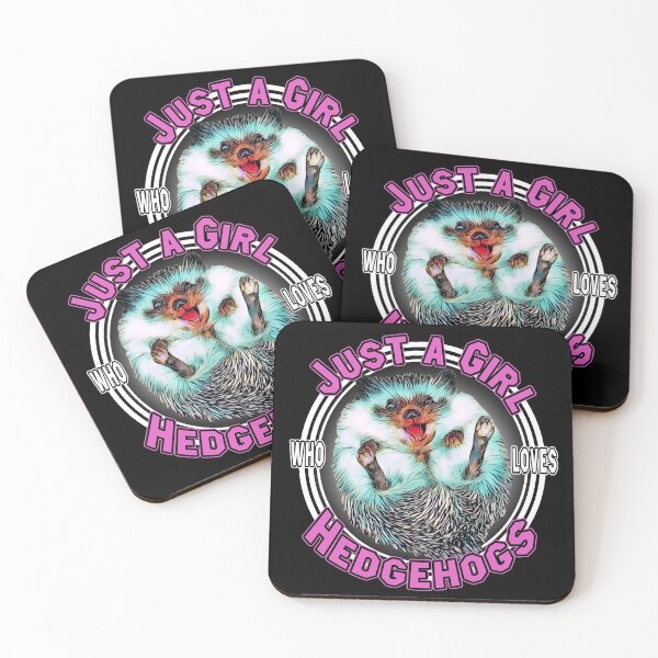 Item preview, Just A Girl Who Loves Hedgehogs designed and sold by MoonsmileProd.