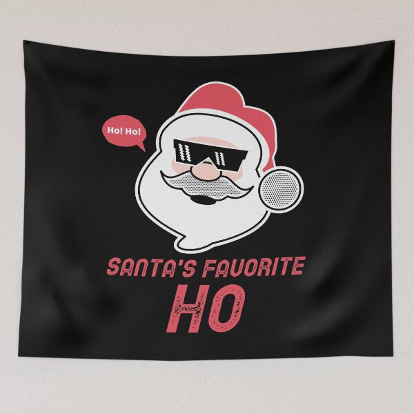Item preview, Santa's Favorite Ho! Funny Christmas Santa Claus designed and sold by vibrantyy.