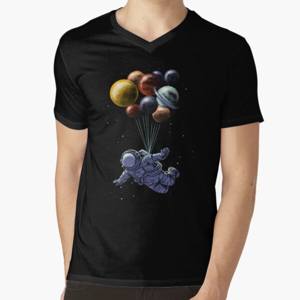 Space Travel V-Neck T-Shirt
