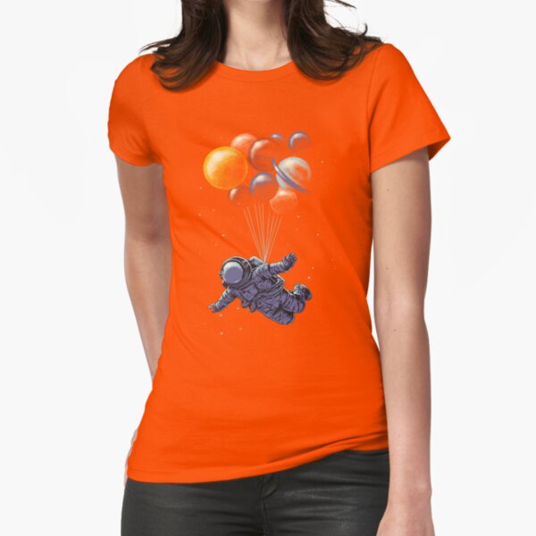 Space Travel Fitted T-Shirt