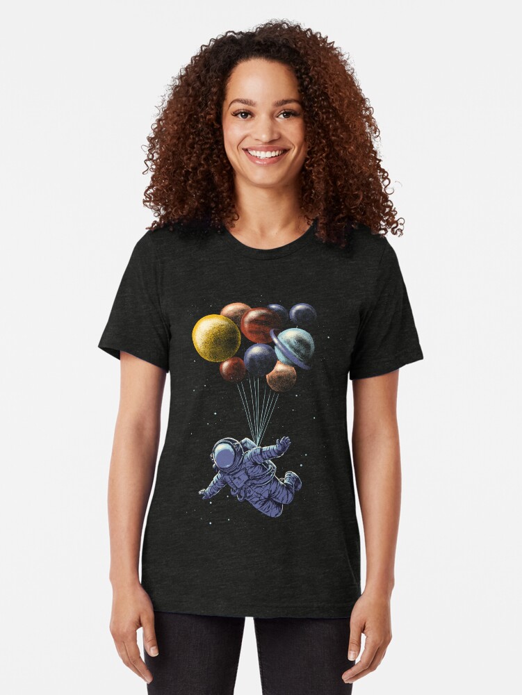 Alternate view of Space Travel Tri-blend T-Shirt