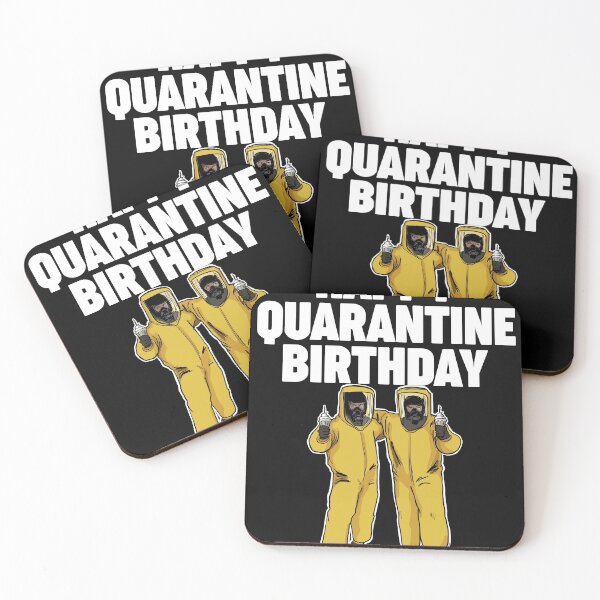 Item preview, Happy Quarantine Birthday funny group Hazmat Birthday designed and sold by Miftees.