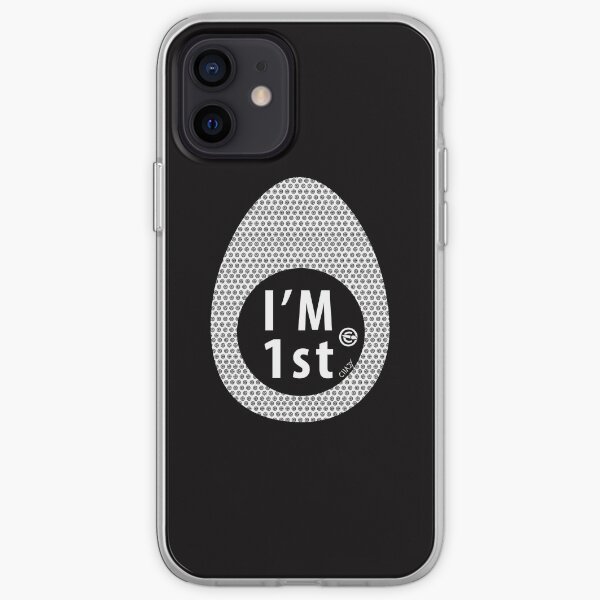 I am First | white iPhone Soft Case